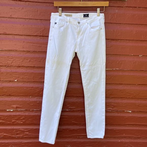 Anthropologie AG Adriano Goldschmied The Stevie Slim Straight Jeans Size 27 - Picture 8 of 12
